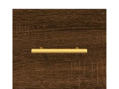 Conjunto de 2 Mesas de Centro | Mesa de apoio | Mesa de café 50x50x40 cm madeira proc. carvalho castanho