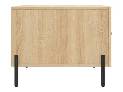 Conjunto de 2 Mesas de Centro | Mesa de apoio | Mesa de café 50x50x40cm deriv. madeira carvalho sonoma