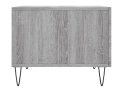 Conjunto de 2 Mesas de Centro | Mesa de apoio | Mesa de café 50x50x40 cm madeira proc. sonoma cinza