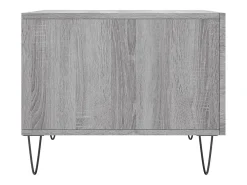 Conjunto de 2 Mesas de Centro | Mesa de apoio | Mesa de café 50x50x40 cm madeira proc. sonoma cinza