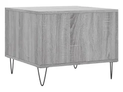 Conjunto de 2 Mesas de Centro | Mesa de apoio | Mesa de café 50x50x40 cm madeira proc. sonoma cinza