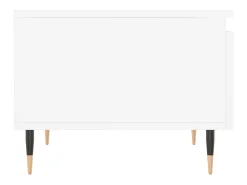 Conjunto de 2 Mesas de Centro | Mesa de apoio | Mesa de café 50x46x35 cm derivados de madeira branco