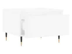 Conjunto de 2 Mesas de Centro | Mesa de apoio | Mesa de café 50x46x35 cm derivados de madeira branco
