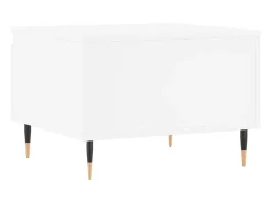 Conjunto de 2 Mesas de Centro | Mesa de apoio | Mesa de café 50x46x35 cm derivados de madeira branco