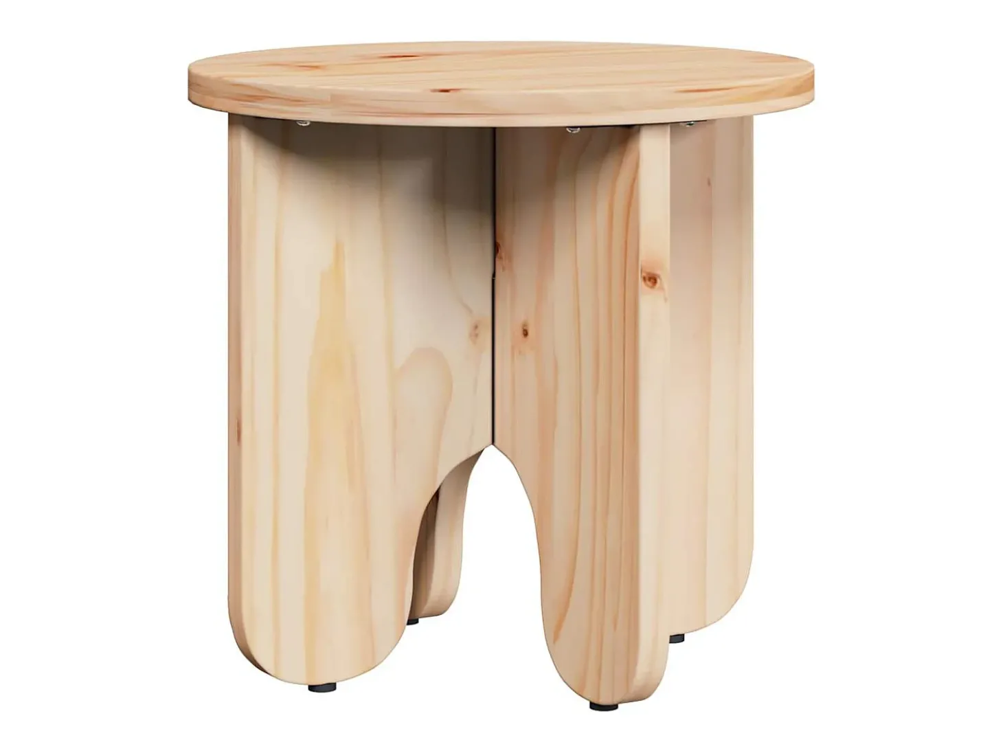 Conjunto de 2 Mesas de Centro | Mesa de apoio Natural 39.5x39.5x30 cm