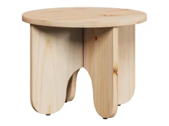 Conjunto de 2 Mesas de Centro | Mesa de apoio Natural 39.5x39.5x30 cm