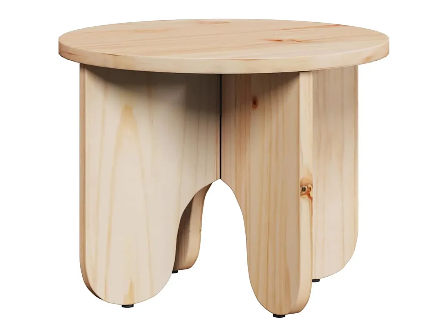 Conjunto de 2 Mesas de Centro | Mesa de apoio Natural 39.5x39.5x30 cm