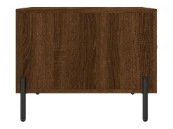 Conjunto de 2 Mesas de Centro | Mesa de apoio | Mesa de café 50x50x40 cm madeira proc. carvalho castanho