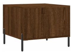 Conjunto de 2 Mesas de Centro | Mesa de apoio | Mesa de café 50x50x40 cm madeira proc. carvalho castanho