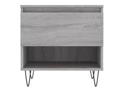 Conjunto de 2 Mesas de Centro | Mesa de apoio | Mesa de café 50x46x50cm deriv. madeira cinzento sonoma