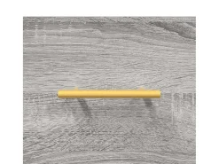 Conjunto de 2 Mesas de Centro | Mesa de apoio | Mesa de café 50x50x40 cm madeira proc. sonoma cinza