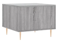 Conjunto de 2 Mesas de Centro | Mesa de apoio | Mesa de café 50x50x40 cm madeira proc. sonoma cinza