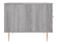 Conjunto de 2 Mesas de Centro | Mesa de apoio | Mesa de café 50x50x40 cm madeira proc. sonoma cinza