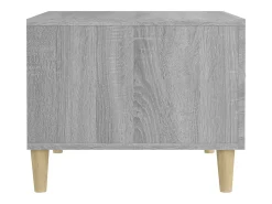 Conjunto de 2 Mesas de Centro | Mesa de apoio 50x50x40 cm madeira proc. sonoma cinza
