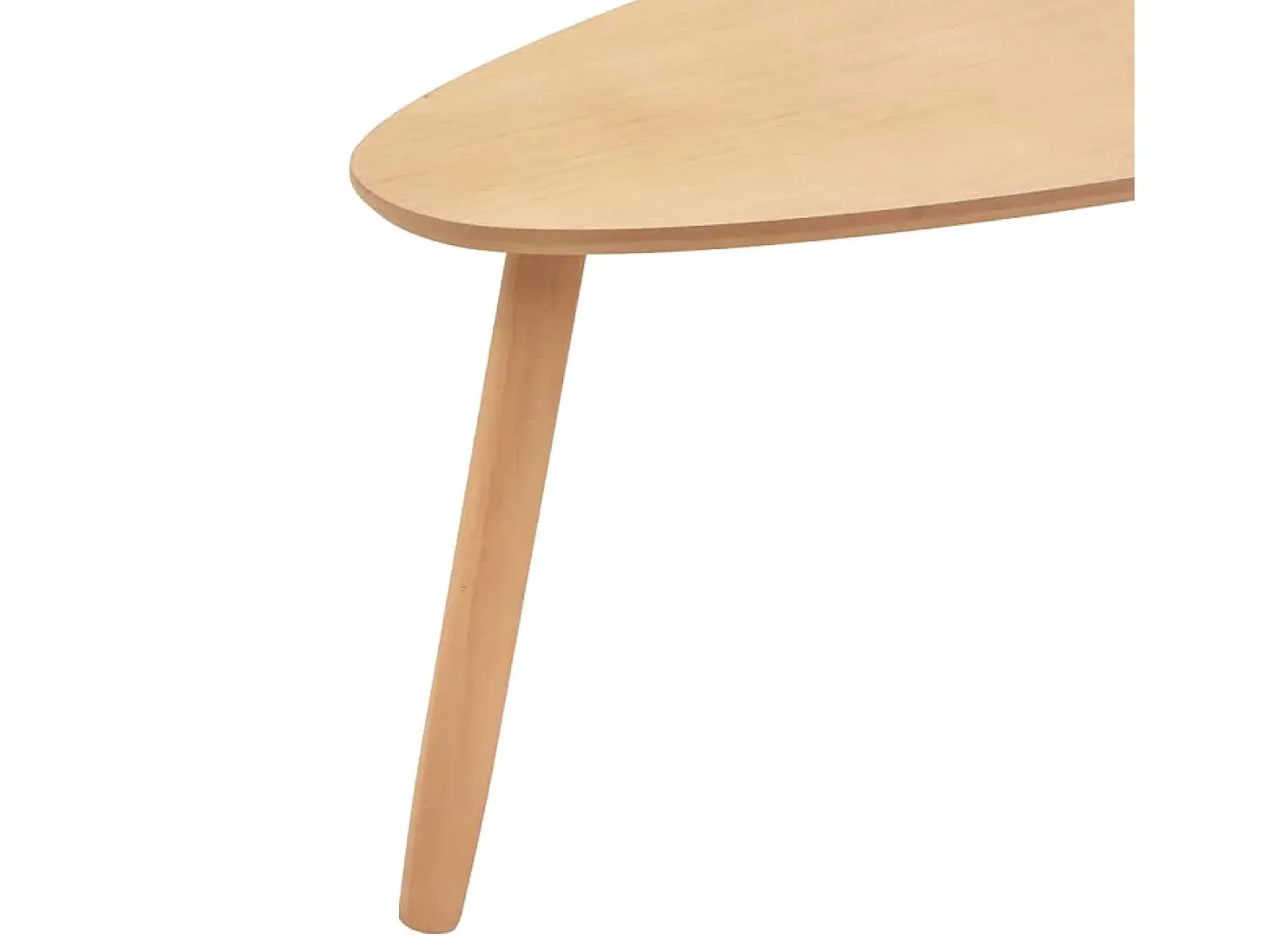 Conjunto de 2 Mesas de Centro | Mesa de apoio pinho maciço castanho