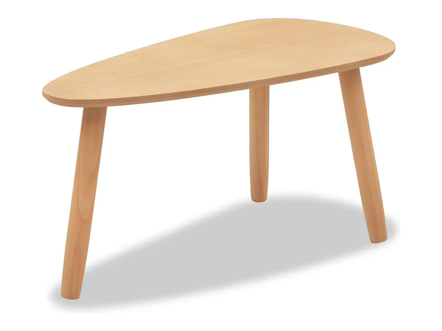 Conjunto de 2 Mesas de Centro | Mesa de apoio pinho maciço castanho