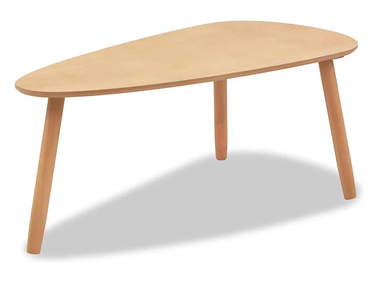 Conjunto de 2 Mesas de Centro | Mesa de apoio pinho maciço castanho