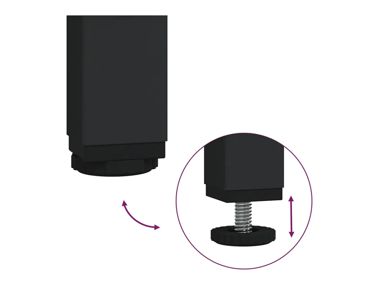 Conjunto de 2 Mesas de Centro | Mesa de apoio | Mesa de café 40x40x35 cm deriv. madeira cinzento sonoma