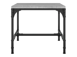 Conjunto de 2 Mesas de Centro | Mesa de apoio | Mesa de café 40x40x35 cm deriv. madeira cinzento sonoma