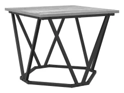Conjunto de 2 Mesas de Centro | Mesa de apoio | Mesa de café Sonoma cinzento