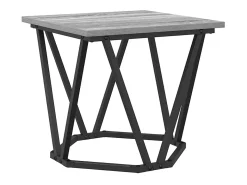 Conjunto de 2 Mesas de Centro | Mesa de apoio | Mesa de café Sonoma cinzento