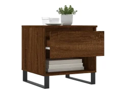 Conjunto de 2 Mesas de Centro | Mesa de apoio | Mesa de café 50x46x50 cm deriv. madeira carvalho castanho