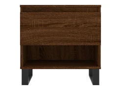 Conjunto de 2 Mesas de Centro | Mesa de apoio | Mesa de café 50x46x50 cm deriv. madeira carvalho castanho