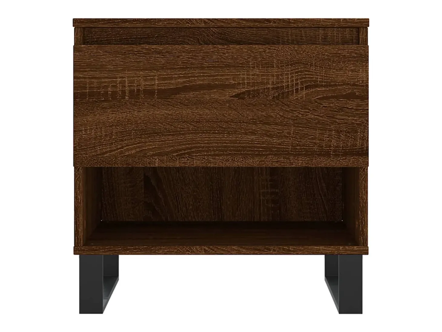 Conjunto de 2 Mesas de Centro | Mesa de apoio | Mesa de café 50x46x50 cm deriv. madeira carvalho castanho