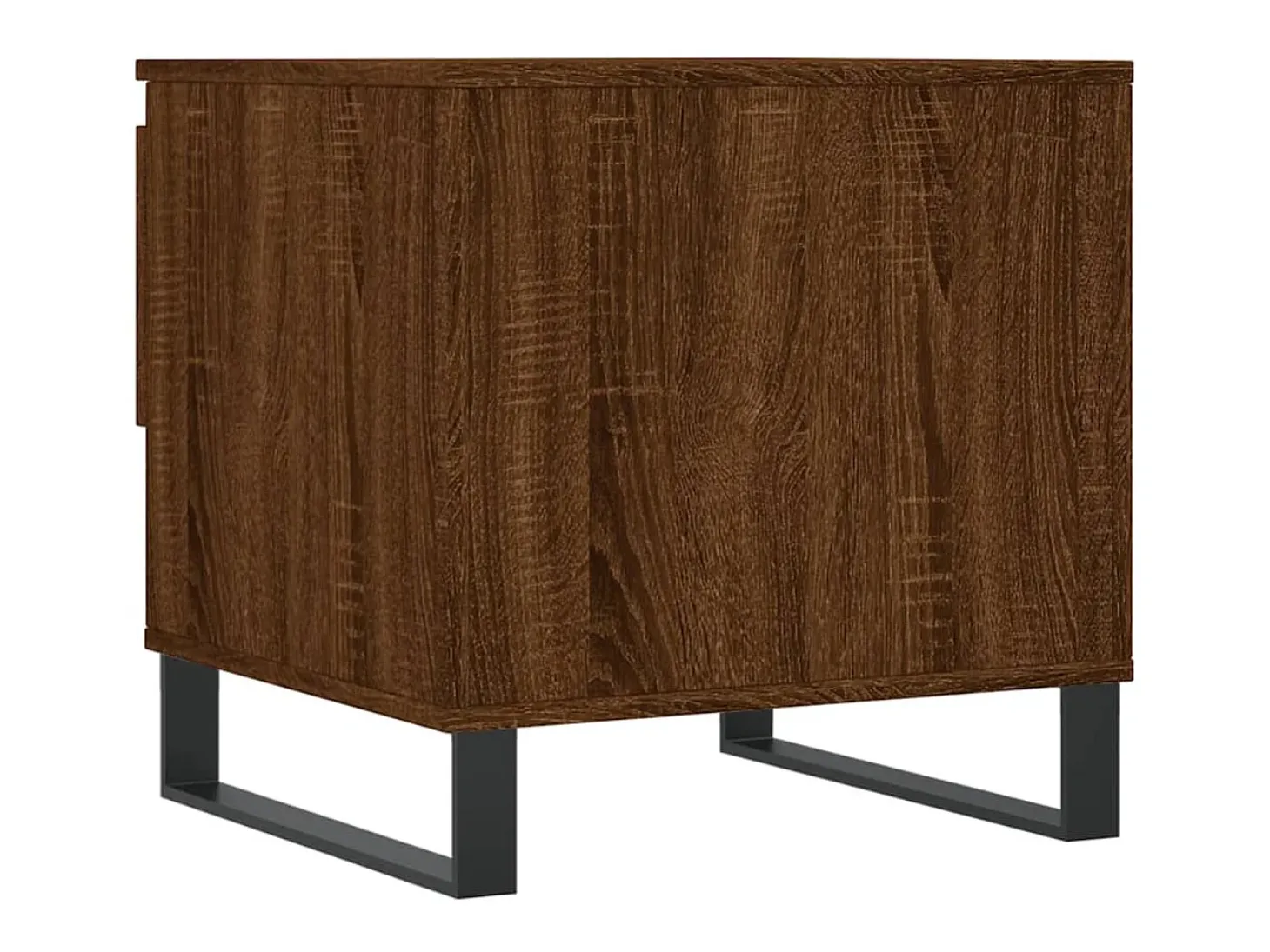 Conjunto de 2 Mesas de Centro | Mesa de apoio | Mesa de café 50x46x50 cm deriv. madeira carvalho castanho