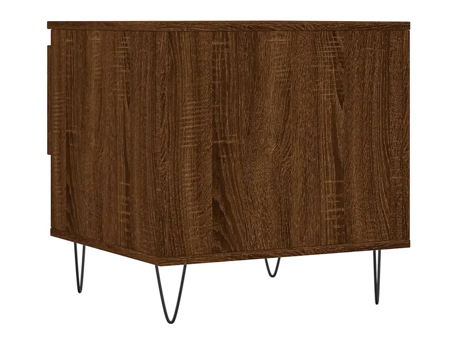 Conjunto de 2 Mesas de Centro | Mesa de apoio | Mesa de café 50x46x50 cm deriv. madeira carvalho castanho