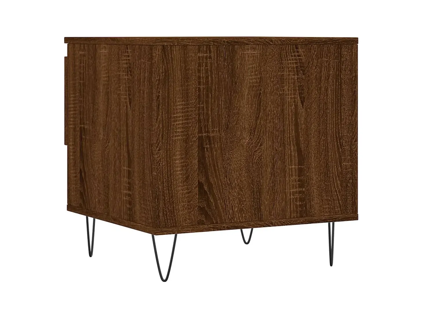 Conjunto de 2 Mesas de Centro | Mesa de apoio | Mesa de café 50x46x50 cm deriv. madeira carvalho castanho