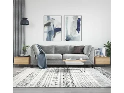 Conjunto de 2 Mesas de Centro | Mesa de apoio | Mesa de café 50x46x35cm deriv. madeira carvalho sonoma