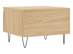 Conjunto de 2 Mesas de Centro | Mesa de apoio | Mesa de café 50x46x35cm deriv. madeira carvalho sonoma