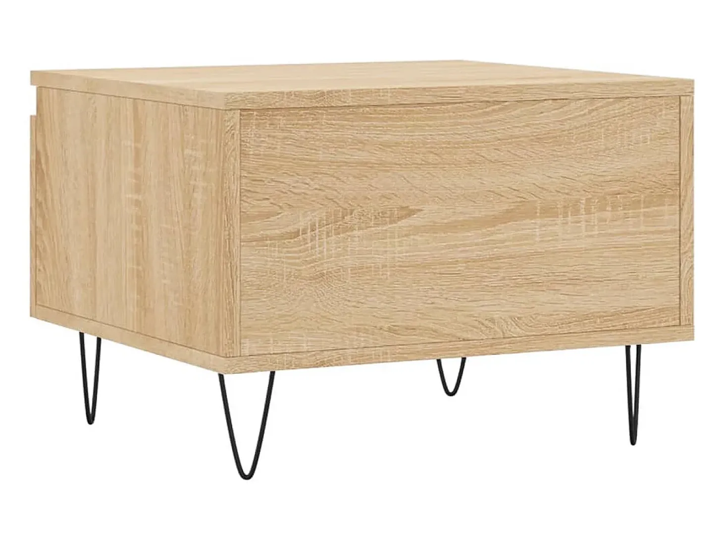 Conjunto de 2 Mesas de Centro | Mesa de apoio | Mesa de café 50x46x35cm deriv. madeira carvalho sonoma