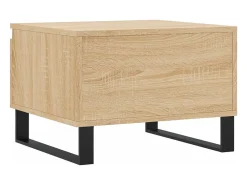 Conjunto de 2 Mesas de Centro | Mesa de apoio | Mesa de café 50x46x35cm deriv. madeira carvalho sonoma