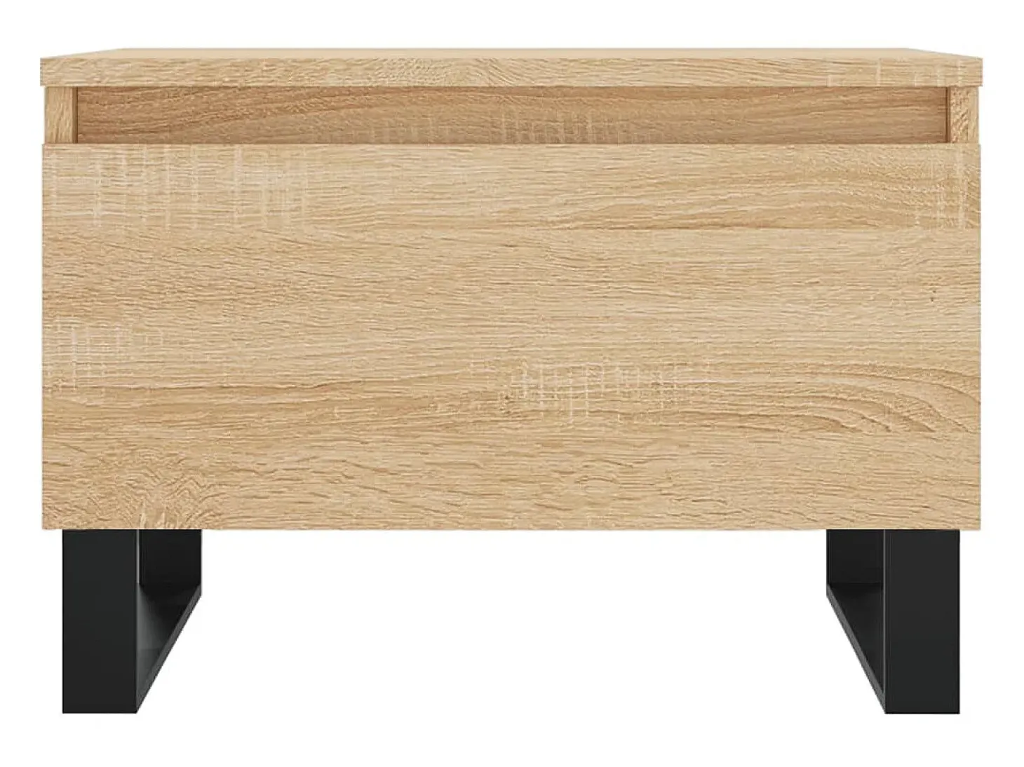 Conjunto de 2 Mesas de Centro | Mesa de apoio | Mesa de café 50x46x35cm deriv. madeira carvalho sonoma