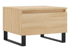 Conjunto de 2 Mesas de Centro | Mesa de apoio | Mesa de café 50x46x35cm deriv. madeira carvalho sonoma