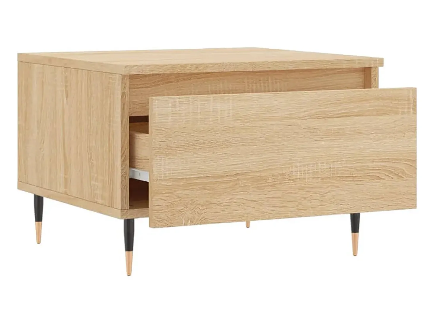 Conjunto de 2 Mesas de Centro | Mesa de apoio | Mesa de café 50x46x35cm deriv. madeira carvalho sonoma