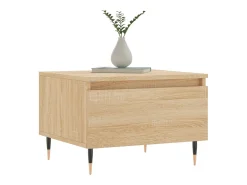 Conjunto de 2 Mesas de Centro | Mesa de apoio | Mesa de café 50x46x35cm deriv. madeira carvalho sonoma