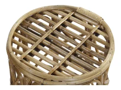 Conjunto de 3 mesas em vime natural DKD Home Decor - Elegância e versatilidade para o seu interior