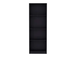 Conjunto de 3 peças de melamina para escritório em casa com prateleiras , 180.6 cm X 188.4 cm X 29.9 cm , Preto