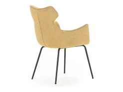 Conjunto de 2 poltronas de veludo com pernas de metal 60x65 h90 cm