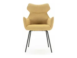 Conjunto de 2 poltronas de veludo com pernas de metal 60x65 h90 cm
