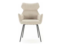 Conjunto de 2 poltronas de veludo com pernas de metal 60x65 h90 cm