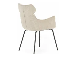 Conjunto de 2 poltronas de veludo com pernas de metal 60x65 h90 cm