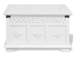 Conjunto de arcas de arrumação 2 pcs branco PT580638