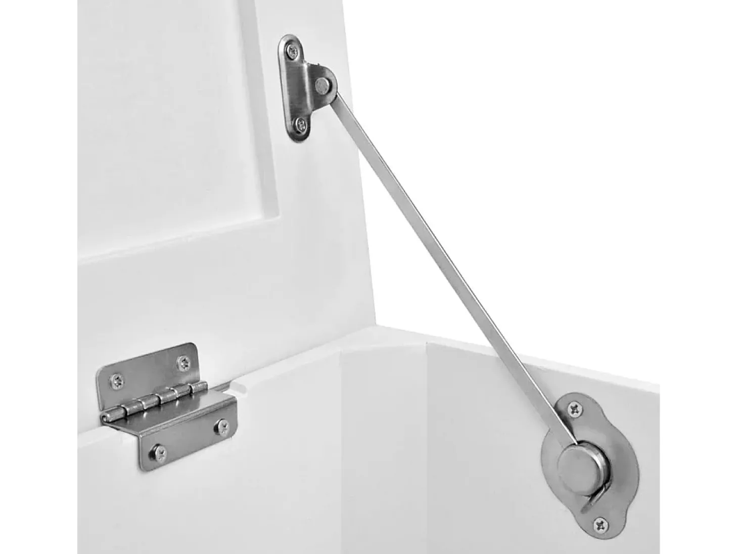 Conjunto de arcas de arrumação 2 pcs branco PT580638