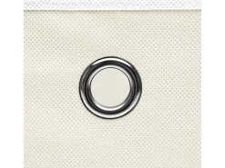 Conjunto de Caixas de Arrumação em Tecido Branco - 4 Peças de 32x32x32 cm