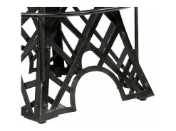 Conjunto de duas banquetas de bar de design assento sintético marrom 1202122