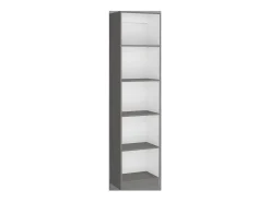 Conjunto de estante para escritório doméstico em melamina de 3 peças com prateleiras e 2 portas, 180.6 cm X 188.4 cm X 2909 cm , Multicolor